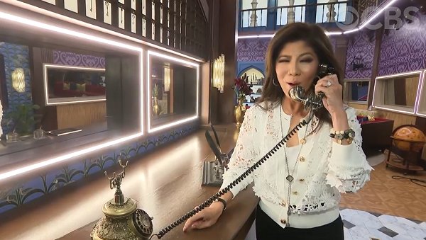 Julie on the phone
